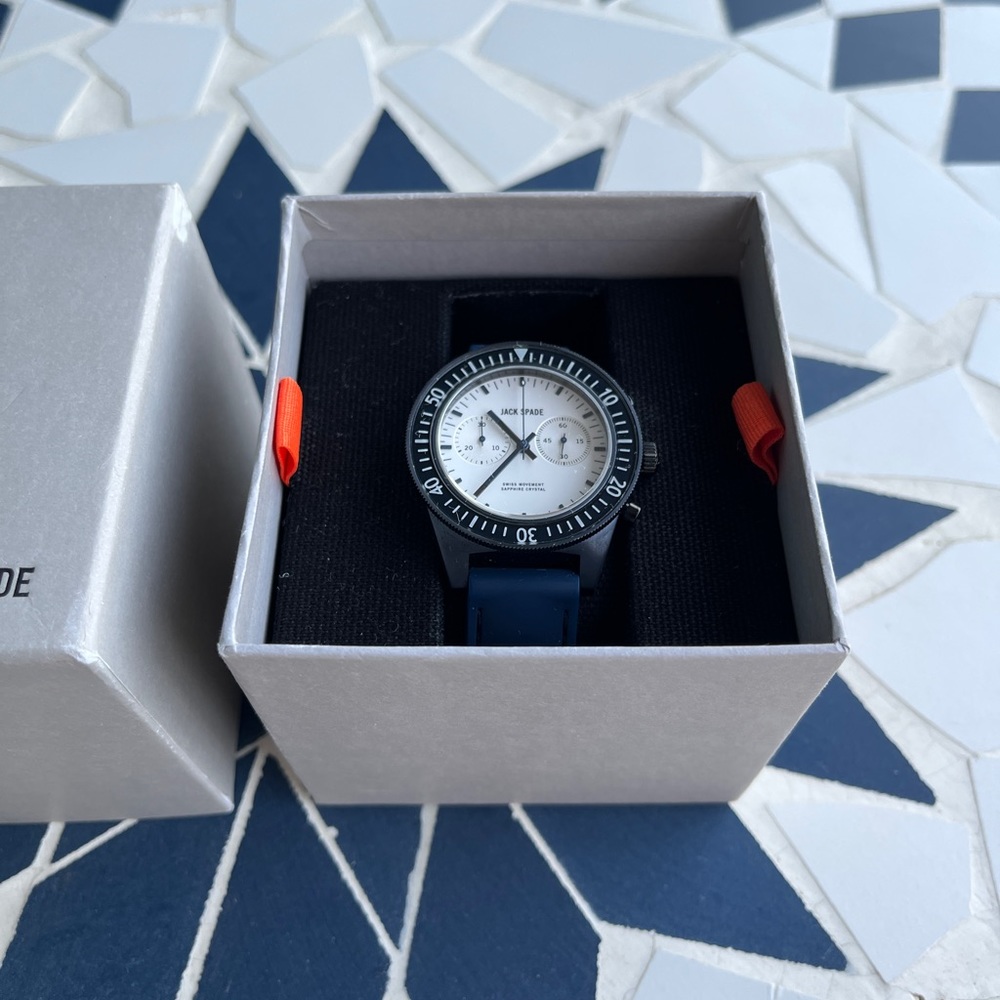 Jack Spade Wilkins 2-Eye Chronograph Watch (38mm)